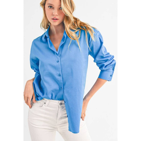 Long Sleeve Button Down Top
