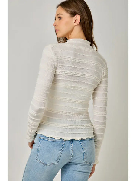 Lettuce Edge Knit Top