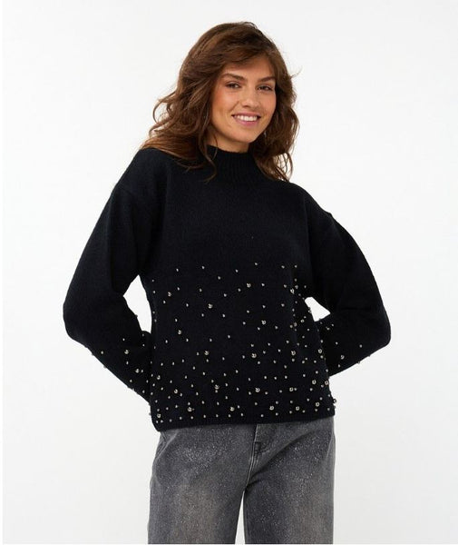 Esqualo Sweater with Pearl Detail