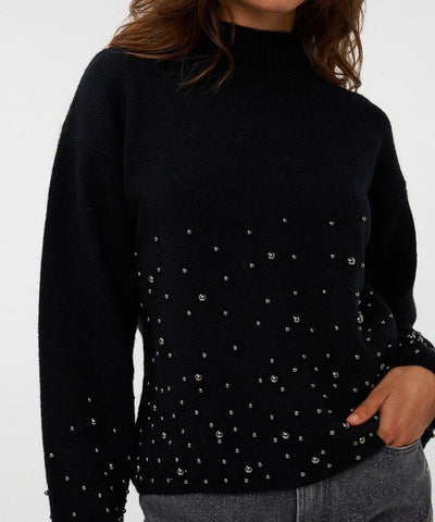 Esqualo Sweater with Pearl Detail
