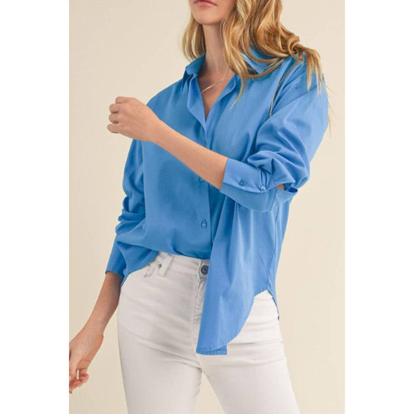 Long Sleeve Button Down Top