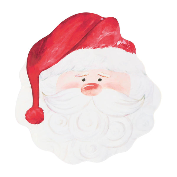 Santa Claus 9.5" Melamine Dinner Plates Set of 4