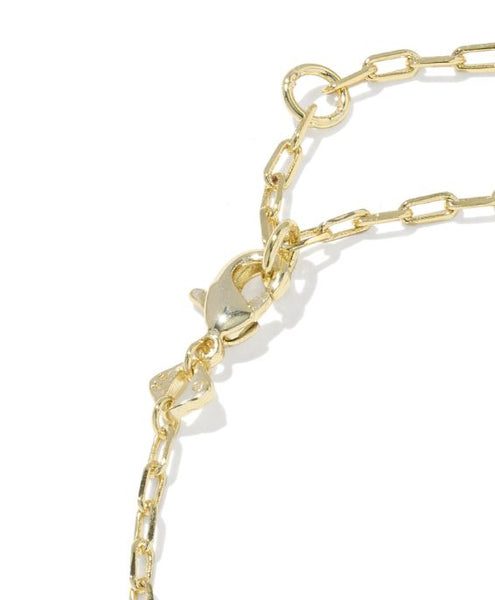 Kendra Scott Elaina Luxe Chain Bracelet in Gold & White CZ