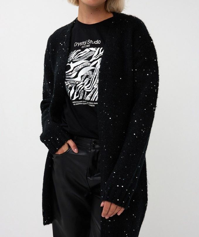 Esqualo Sequins Cardigan