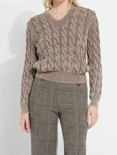 Farrah Sunwahsed V-Neck Sweater