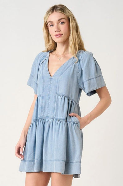 Denim Tencel Dress