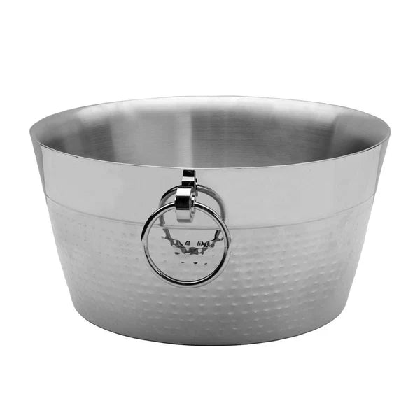 Wilton Armentale 12Qt Double Walled Hammered Beverage Tub
