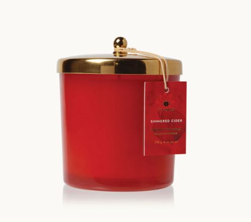 Simmered Cider Poured Harvest Red Candle