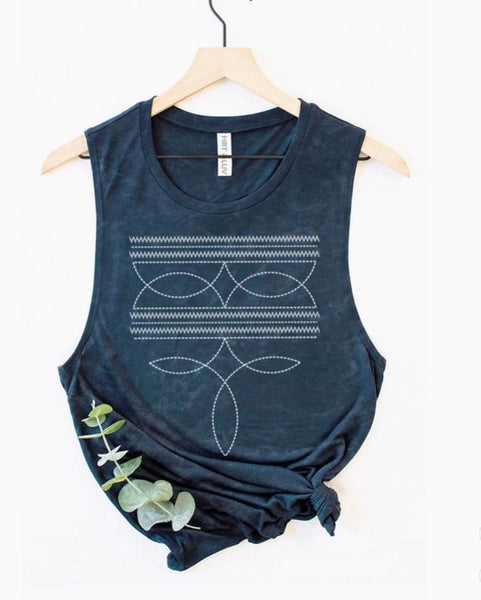 Boot Stitch Tank Top