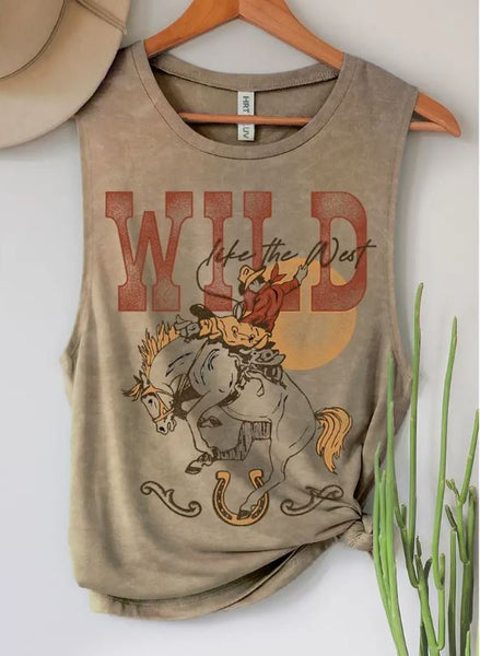 Wild West Graphic Tank
