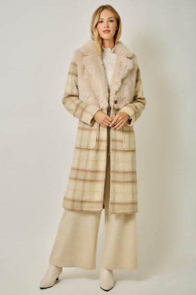 Mixed Media Long Jacket