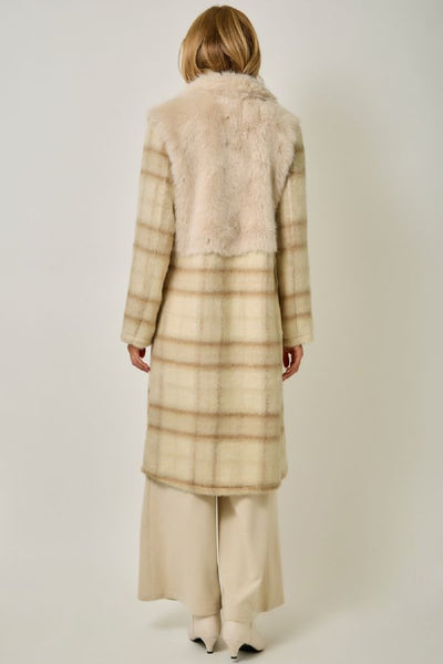 Mixed Media Long Jacket