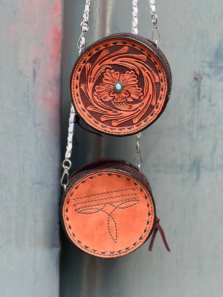The Country Girl Coin Bag in Turquoise Stone