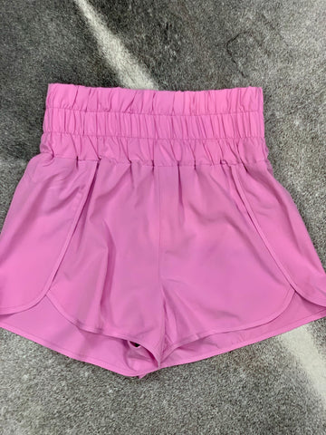 Stay Cool Smocked Waist Short in Orchid