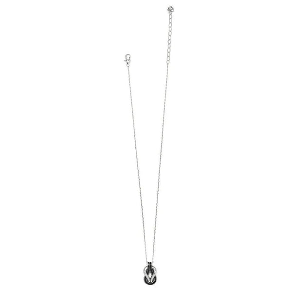 Brighton Interlok Harmony Black Necklace