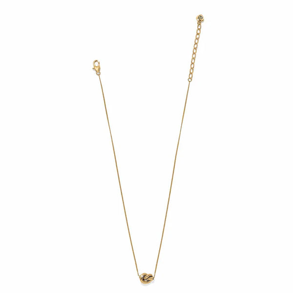 Brighton Interlok Single Knot Mini Necklace