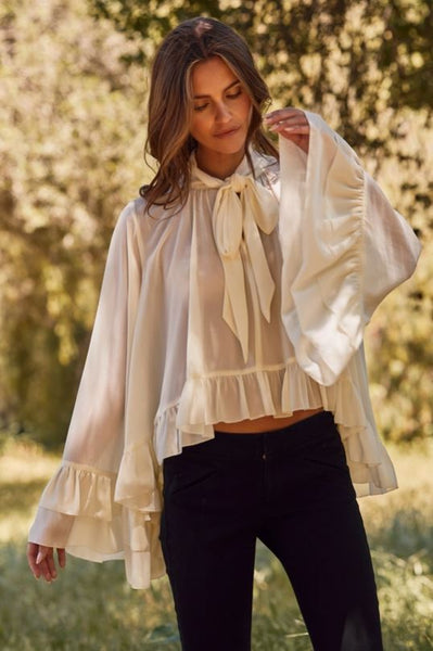 Running Wild Ruffle Top