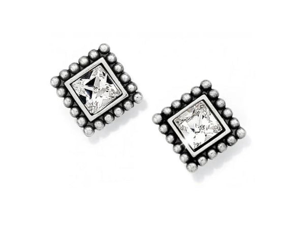Brighton Sparkle Square Mini Post Earrings