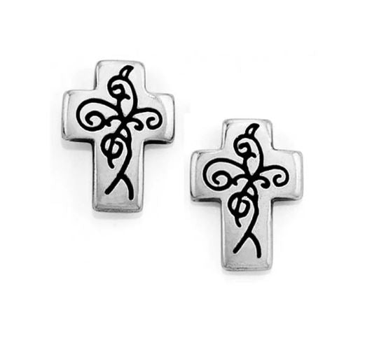 Brighton True Cross Mini Post Earrings