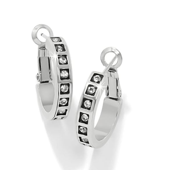 Brighton Love Knows Hoop Silver Hoop Earrings