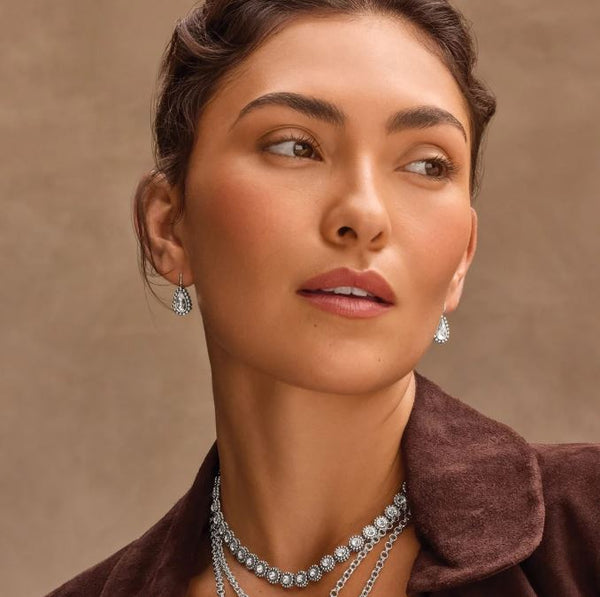 Twinkle Luxe Teardrop French Wire Earrings