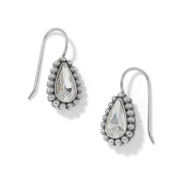 Twinkle Luxe Teardrop French Wire Earrings