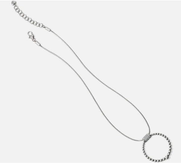 Brighton Meridian Petite Pendant Silver Crystal Necklace