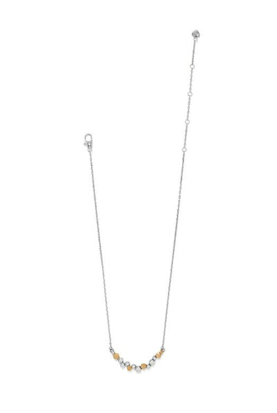 Brighton Pebble Edge Crescent Bar Necklace