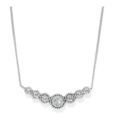Brighton Illumina Celeste Bar Silver Necklace