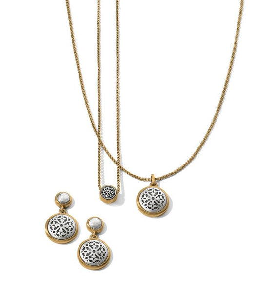Brighton Ferrara Two Tone Luce Mini Pendant Necklace