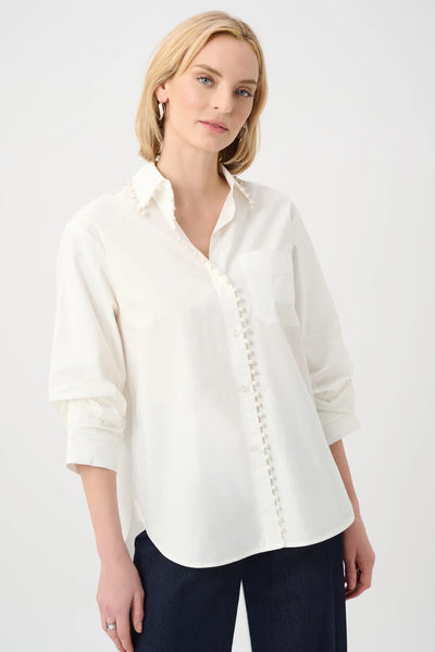 Jospeh Ribkoff Pearl Embellished Blouse