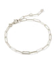 Kendra Scott Courtney Paperclip Bracelet in Silver