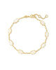 Kendra Scott Emilie Gold Chain Bracelet in Iridescent Drusy