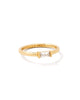 Kendra Scott Juliette Gold Band Ring in White CZ