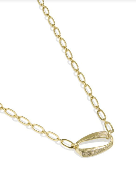 Kendra Scott Kira Short Pendant Necklace in Gold Metal