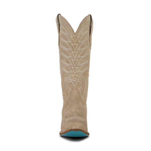 Squash Blossom Boot - Latte Suede