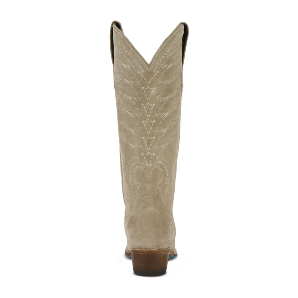Squash Blossom in Latte Suede
