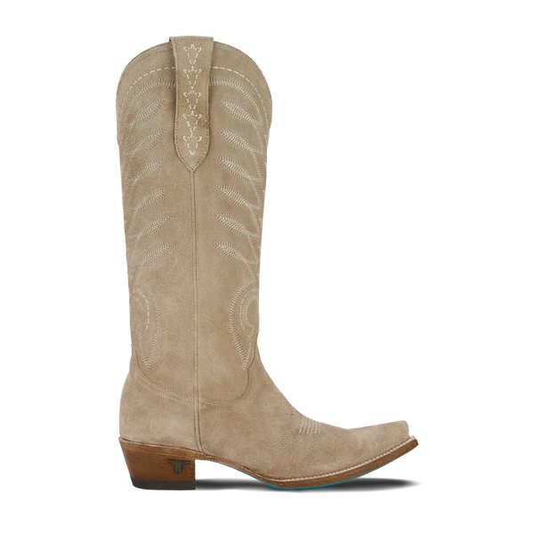 Squash Blossom in Latte Suede