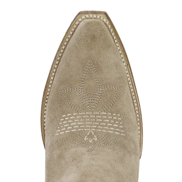 Squash Blossom in Latte Suede