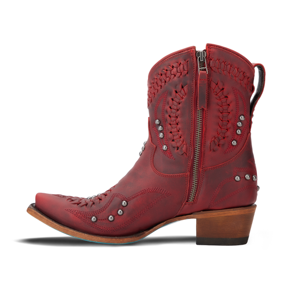 Cossette Bootie - Smoldering Ruby