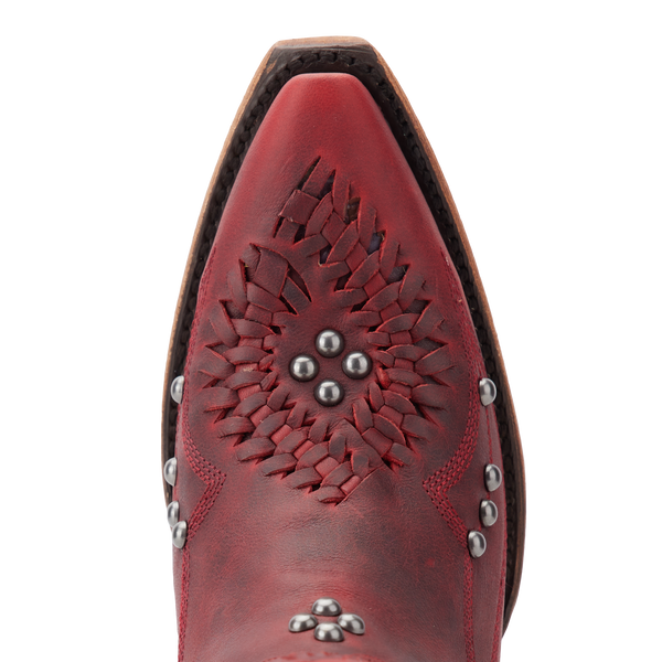 Cossette Bootie - Smoldering Ruby