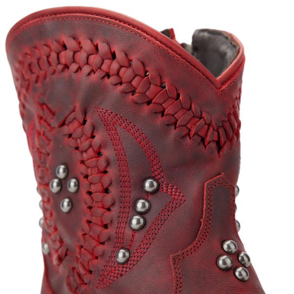 Cossette Bootie - Smoldering Ruby