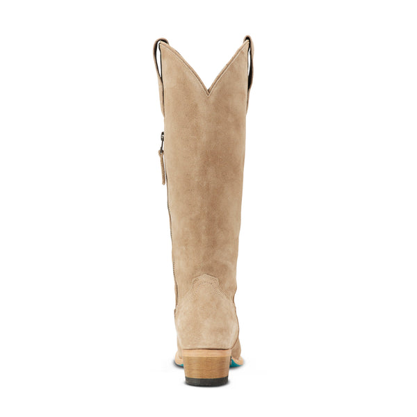 Plain Jane Boot - Latte Suede
