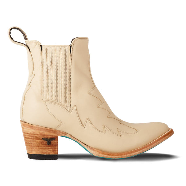 Western Chelsea Bootie - Pale Ivory
