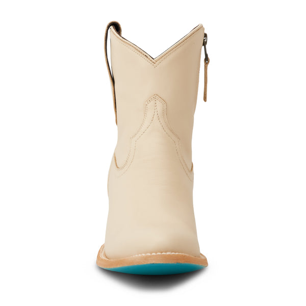 Plain Jane Bootie - Pale Ivory