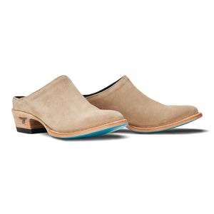 Plain Jane Mule - Latte Suede