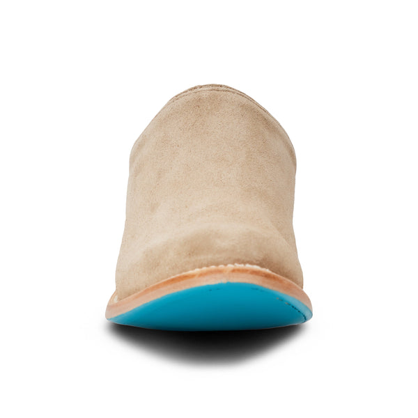 Plain Jane Mule - Latte Suede