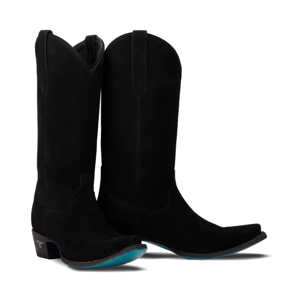 Emma Jane Boot in Soft Black Suede