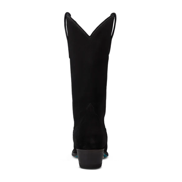 Emma Jane Boot in Soft Black Suede