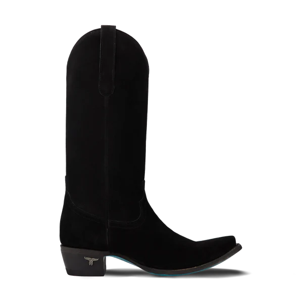 Emma Jane Boot in Soft Black Suede